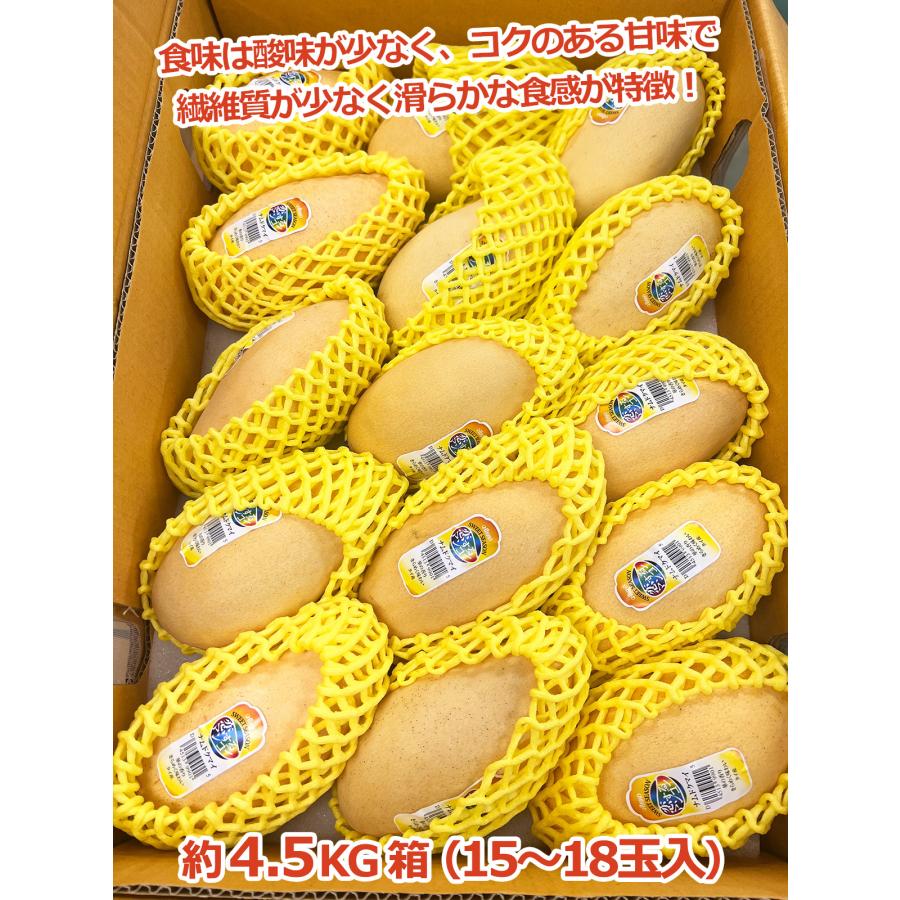 タイ産マンゴー 12〜15玉入 約4.3キロ 箱 ナンドクマイ種 空輸 タイ産マンゴー 12〜15玉入 約4.3キロ 箱 ナンドクマイ種 空輸