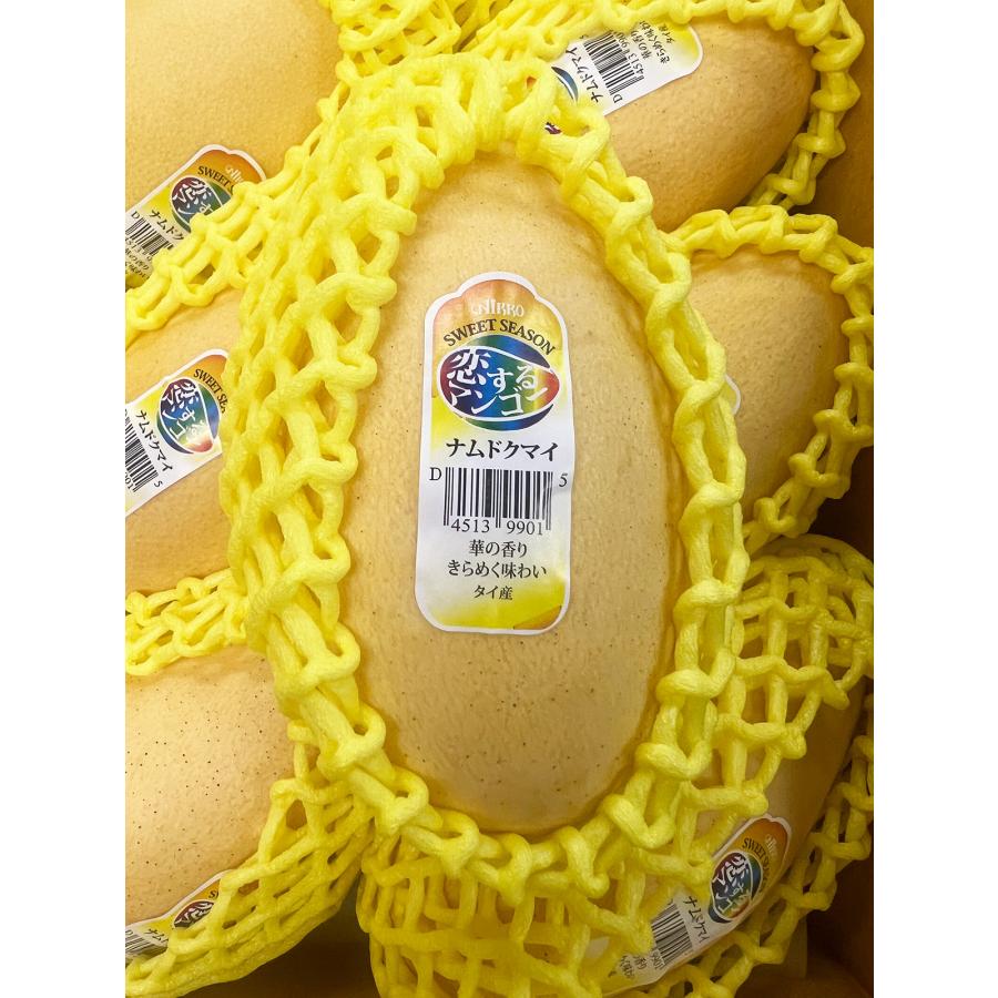 タイ産マンゴー 12〜15玉入 約4.3キロ 箱 ナンドクマイ種 空輸 タイ産マンゴー 12〜15玉入 約4.3キロ 箱 ナンドクマイ種 空輸