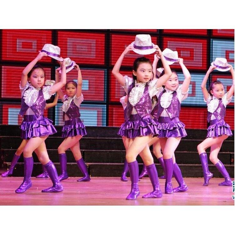 誠実 子供ジャズダンス上下セット 5点セット 演出服公演服舞台 ダンスウェア団体服 ステージ コスプレ衣装パーティー 試合 キッズ ヒップホップ Wantannas Go Id