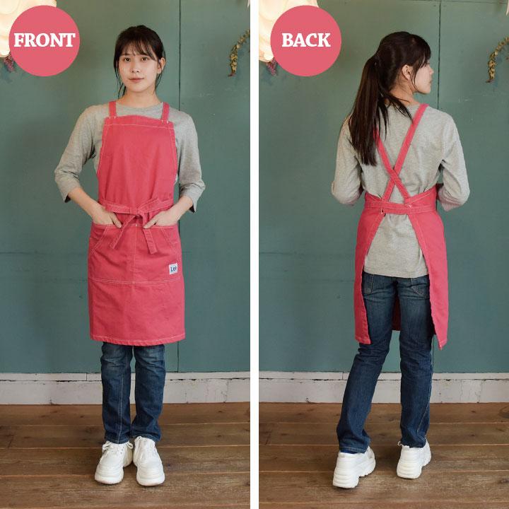 Lee（リー） ボンマックス 胸当てエプロン ひざ丈エプロン WORKWEAR