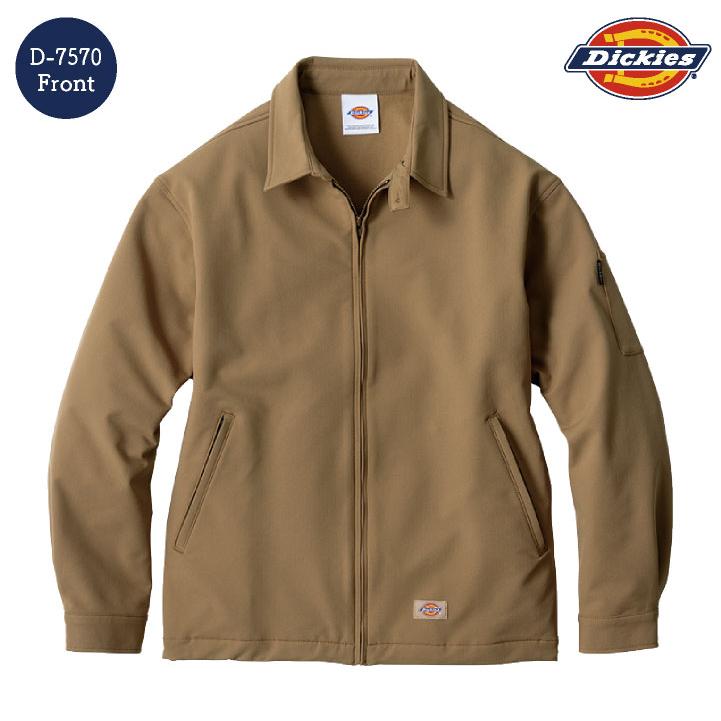 ディッキーズ ストレッチ 長袖 ジャケット ブルゾン 作業着 作業服