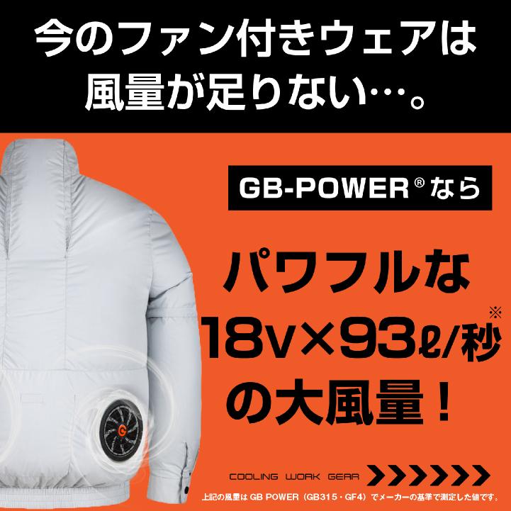 空調作業服 18V対応 ファンセット 空調ウェア ファン付きウェア用