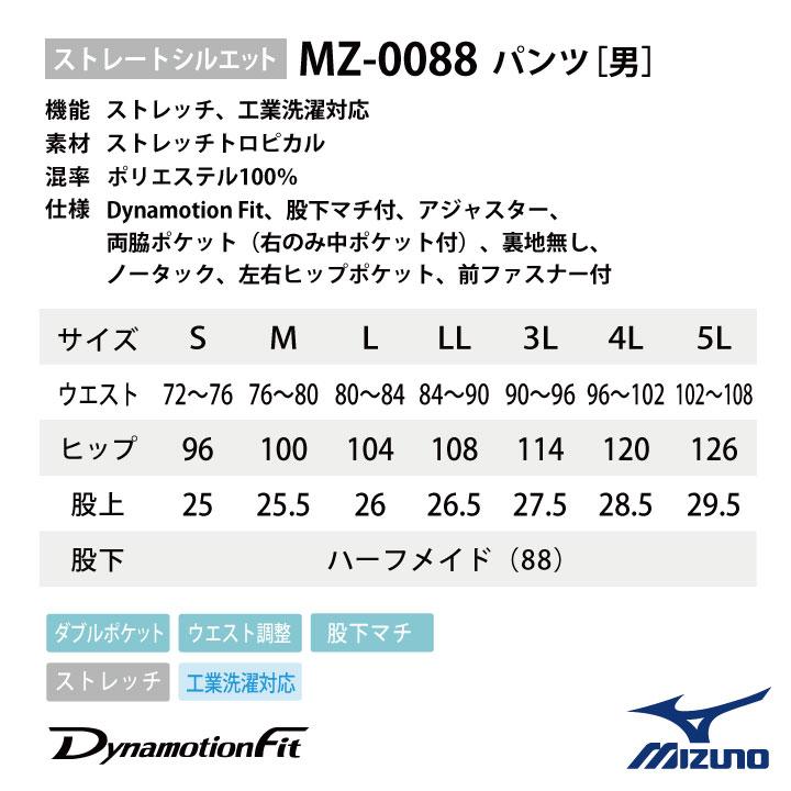 MIZUNO（ミズノ） スクラブパンツ 医療 メンズ ナース 看護師 医者
