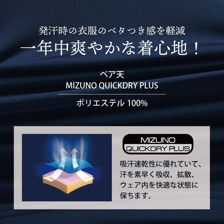 MIZUNO スクラブインナーシャツ メンズ インナーウェア 七分袖 MIZUNO スクラブインナーシャツ メンズ インナーウェア 七分袖