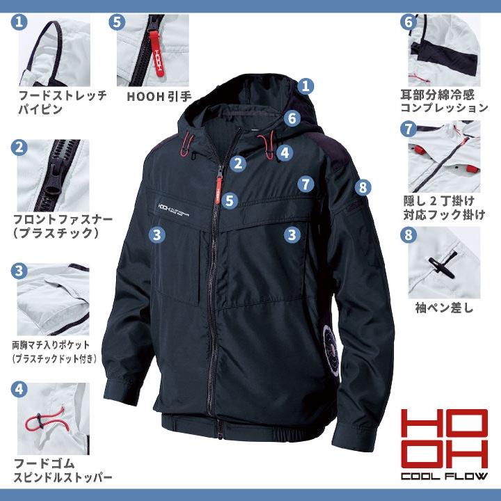 HOOH (2025年新型28V) 鳳凰 フルセット 空調作業服 セット HOOH (2025年新型28V) 鳳凰 フルセット 空調作業服 セット