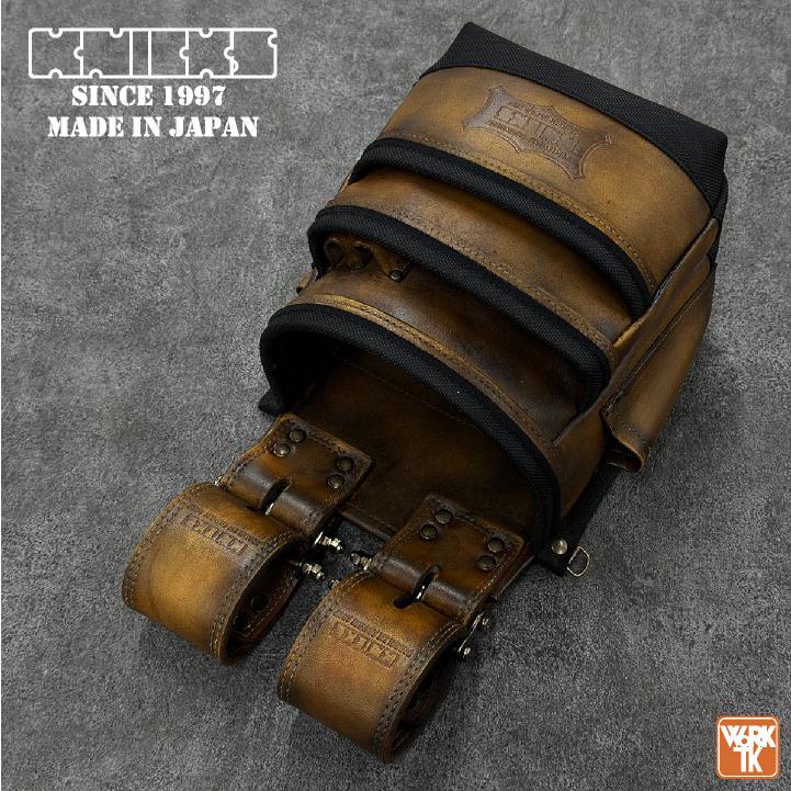 KNICKS ニックス チェーンタイプ 3段腰袋 ヴィンテージカラー 腰