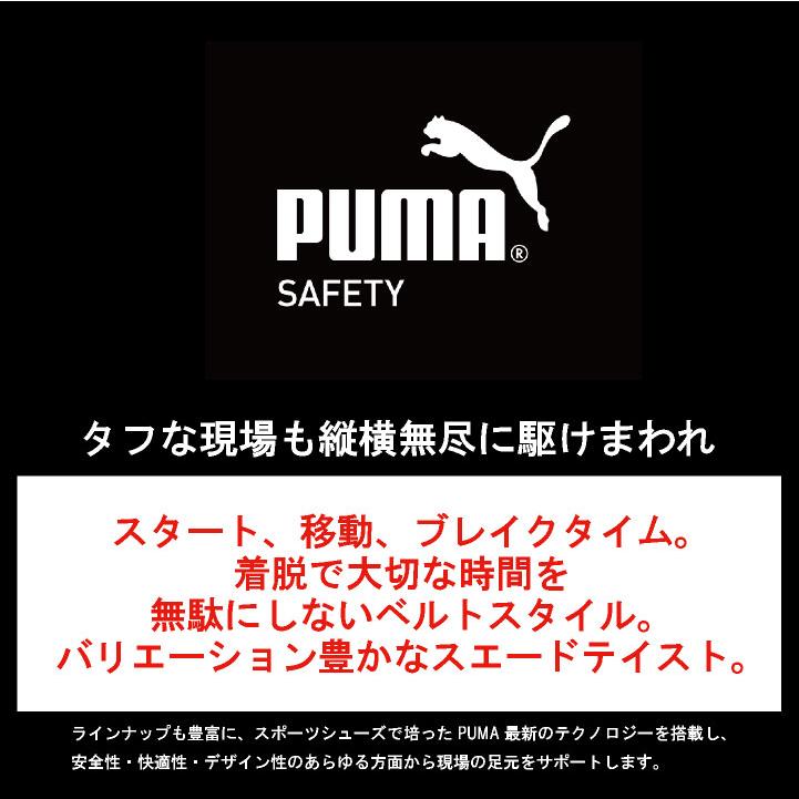 PUMA セーフティーシューズ マジック式 JSAA-A種合格品 樹脂先芯