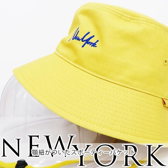 ハット メンズ レディース 春夏 バケットハット ハット HAT  ロゴ 帽子 レディース メンズ  キャンプ  newyork ゆうパケット cr2117 登山 釣り バーベキュー｜season