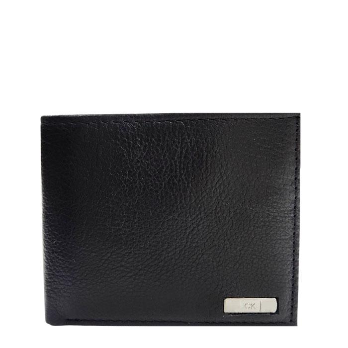 カルバンクライン 財布   二つ折り財布 小銭入れ付き 31CK130018 ボックス付き レザー ブラック メンズ ブランド プレゼントにも おしゃれ Calvin Klein（カルバン・クライン） 並行輸入品 財布 二つ折り財布
