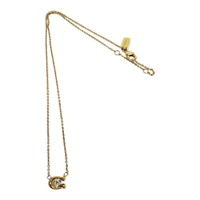 COACH（コーチ） 並行輸入品 ネックレス ゴールド ロゴ レディース 
