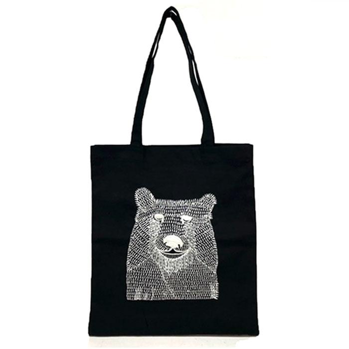 くま 刺繍 バッグ 手作り トートバッグ エコバッグ クマ かわいい 動物