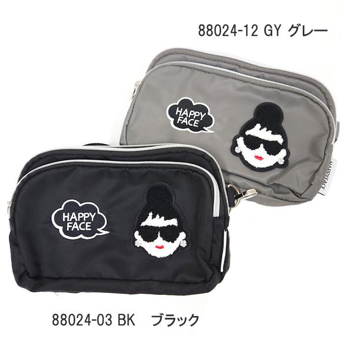 ハッピーフェイス レディエマ HAPPYFACE バッグ 3F 刺繍ショルダー