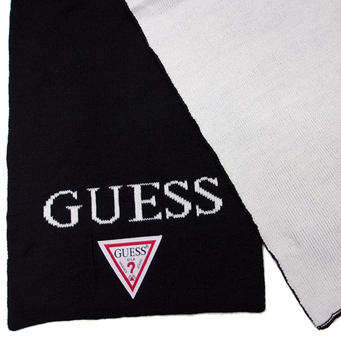 GUESS ゲス マフラー メンズ レディース ロゴ　刺繍 ワッペン 秋冬 ストール シンプル アクリル デザイン AI4A8851DS ユニセックス 切替 プレゼント｜season｜04