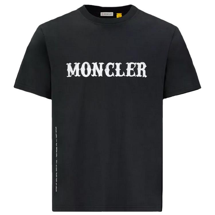 モンクレール Tシャツ メンズ レディース 7 モンクレール フラグメント ヒロシ フジワラ MONCLER T-SHIRTS H2 09U 8C00001M2350 999 BLACKブラック｜season｜06
