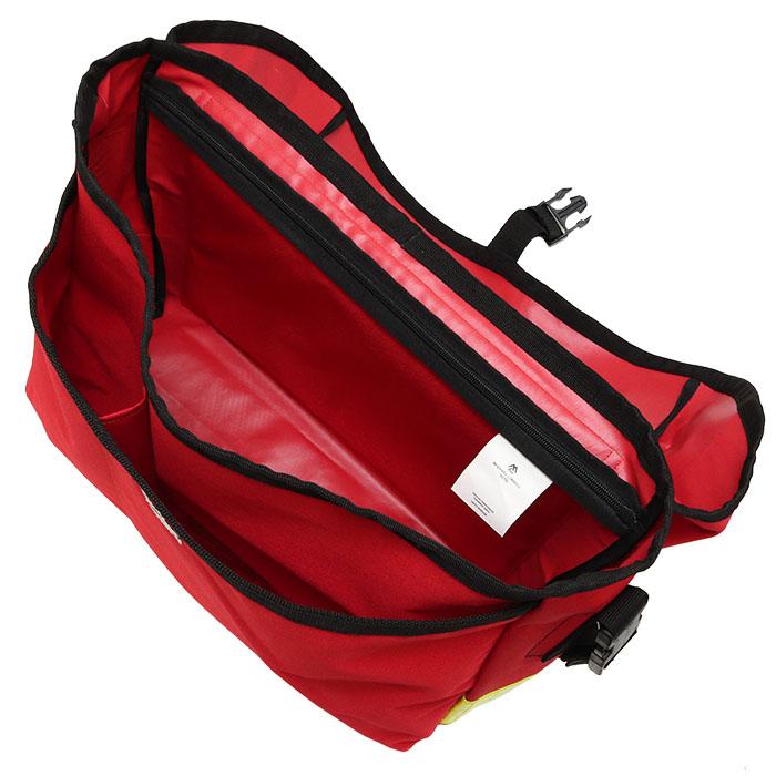 マイケルリンネル ショルダー メッセンジャーバッグ 35L 大容量 MICHAEL LINNELLSHOULDER BAG スクールバッグ 防災 MLVC-01 黒_12