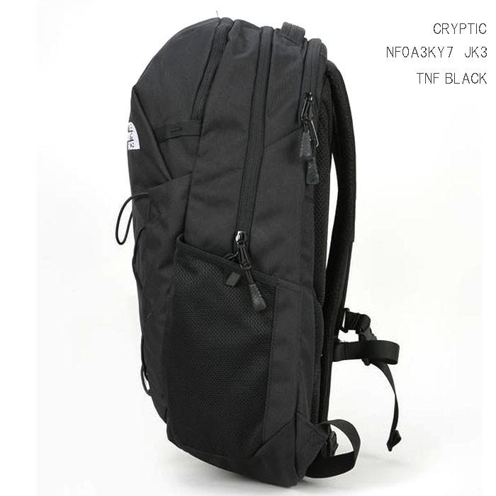 好評にて期間延長 通学 アウトドア パソコン収納 通勤 カバン ユニセックス Backpack Cryptic Northface The バックパック デイバッグ Northface The 黒 リュック ノースフェイス レディース メンズ タウン バッグ