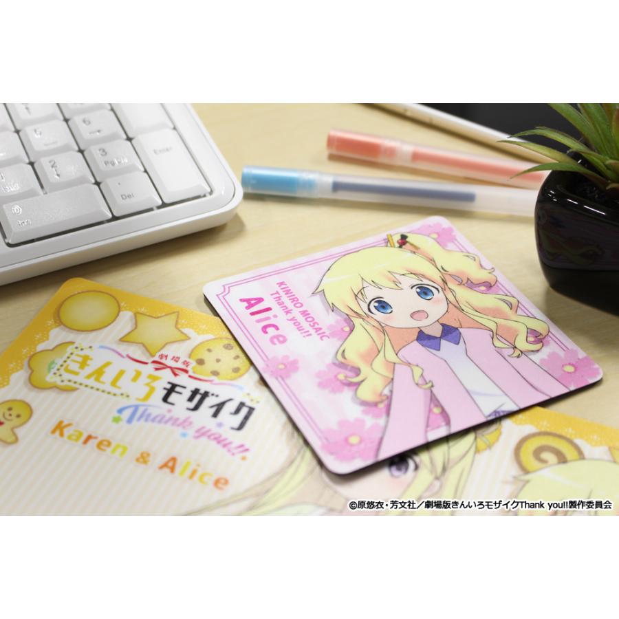 きんいろモザイクThank you!! ラバーマットコースター【アリス・カー