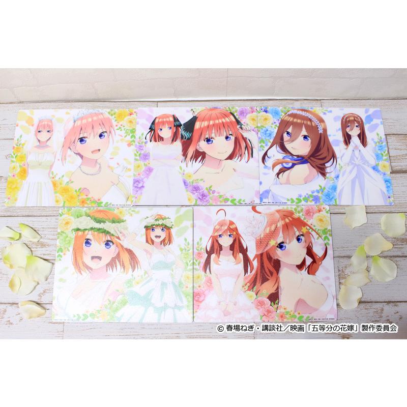 ガラスマウスパッド　五等分の花嫁　中野二乃 ガラスマウスパッド 五等分の花嫁 中野二乃 映画「五等分の