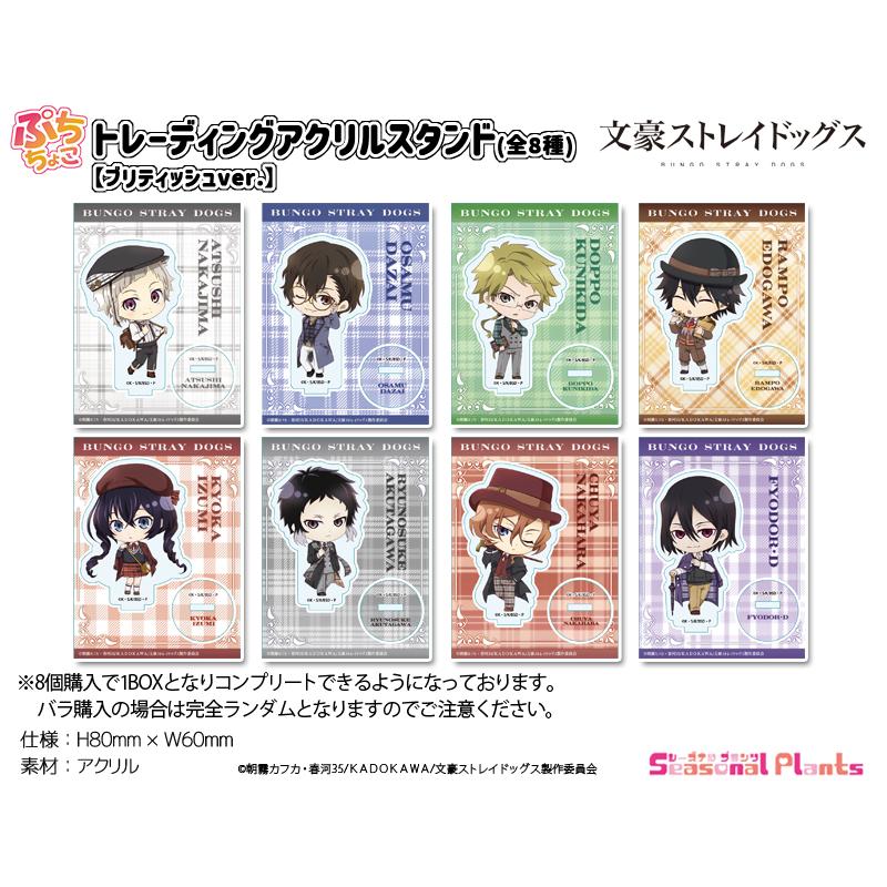 文豪ストレイドッグス ぷちちょこ トレーディングアクリル 文豪ストレイドッグス ぷちちょこ トレーディングアクリル