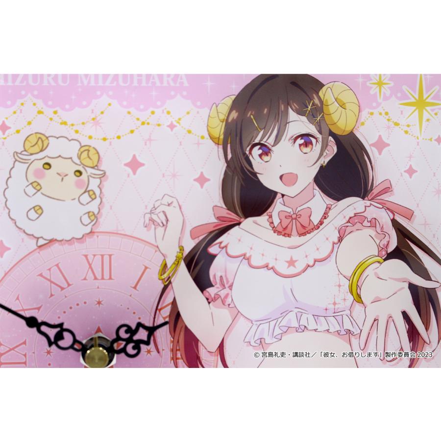 彼女、お借りします 描き下ろしアクリル置時計 星座ver.【水原 彼女、お借りします 描き下ろしアクリル置時計 星座ver.【水原