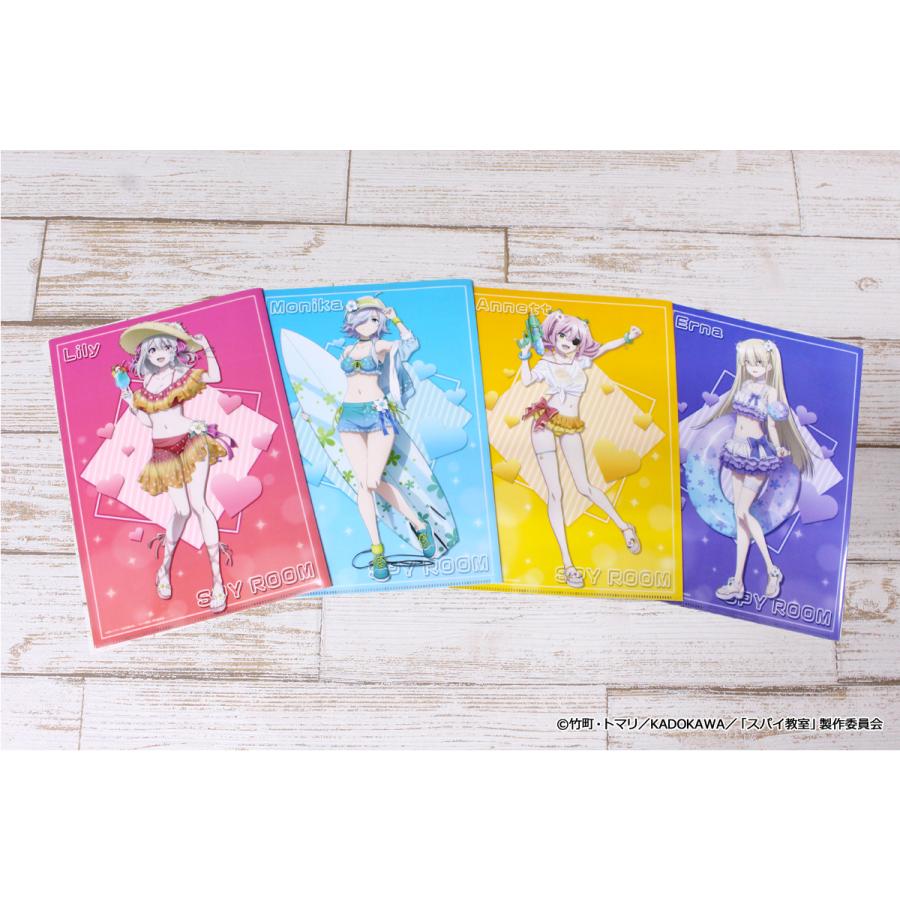 スパイ教室 描き下ろしクリアファイル 水着ver.【リリィ】 : し スパイ教室 描き下ろしクリアファイル 水着ver.【リリィ】 : し