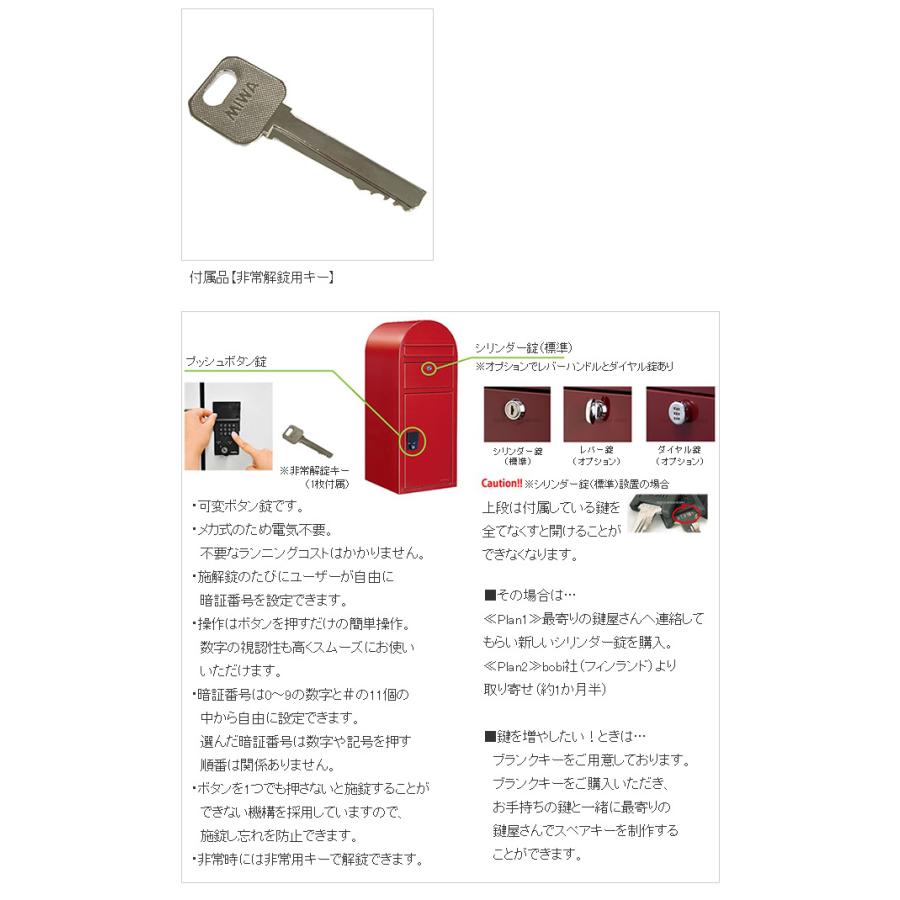 BOBI ムーミン ボビカーゴ 宅配ボックス ポスト&宅配BOX一体型 BOBI ムーミン ボビカーゴ 宅配ボックス ポスト&宅配BOX一体型