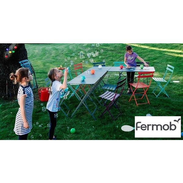 Fermob Bistro ビストロ ラウンドテーブル60 フォードブルーのみ｜seasonchita｜09