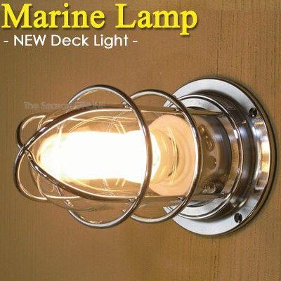 Marine Lamp　マリンランプ・NEWデッキライトシルバー