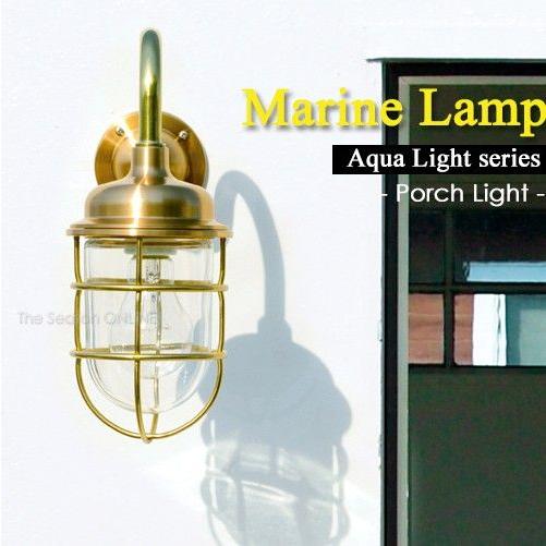 Marine Lamp　マリンランプ・１号アクアライト（ゴールド・シルバー）電球付