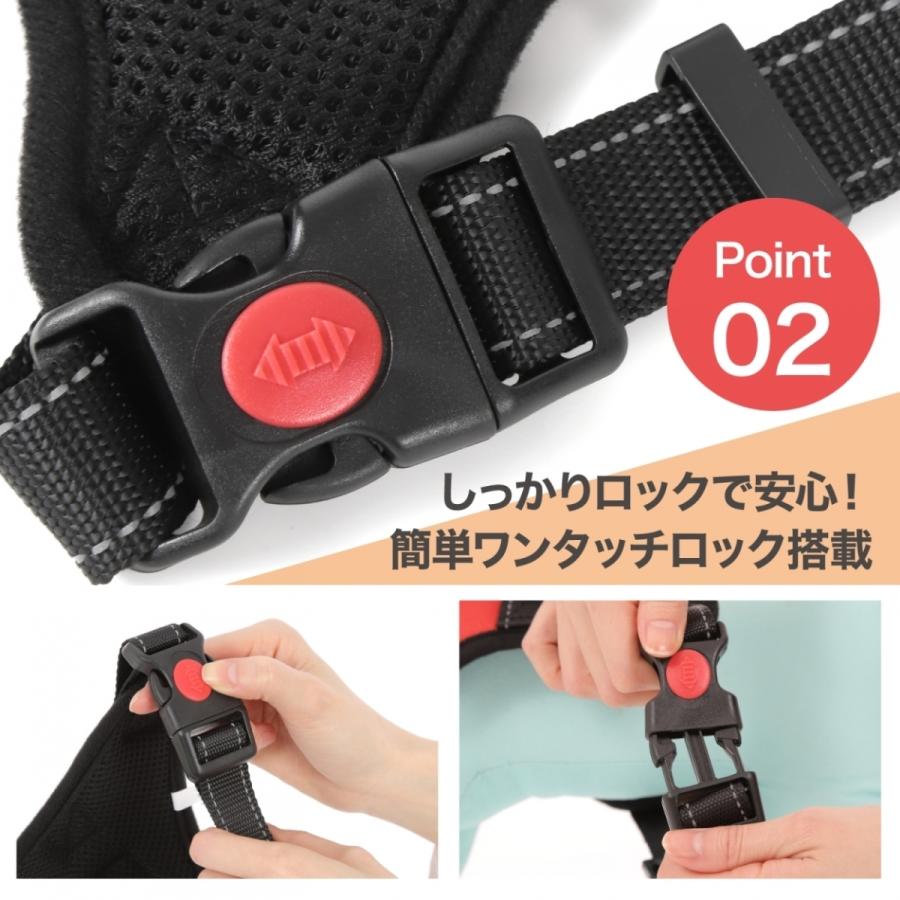 犬 ハーネス 小型犬 リード 中型犬 大型犬 ステップハーネス ウェアハーネス 犬用 介護用 首輪 ハンドル付き 送料無料 かわいい 胴輪 お散歩 |  | 11