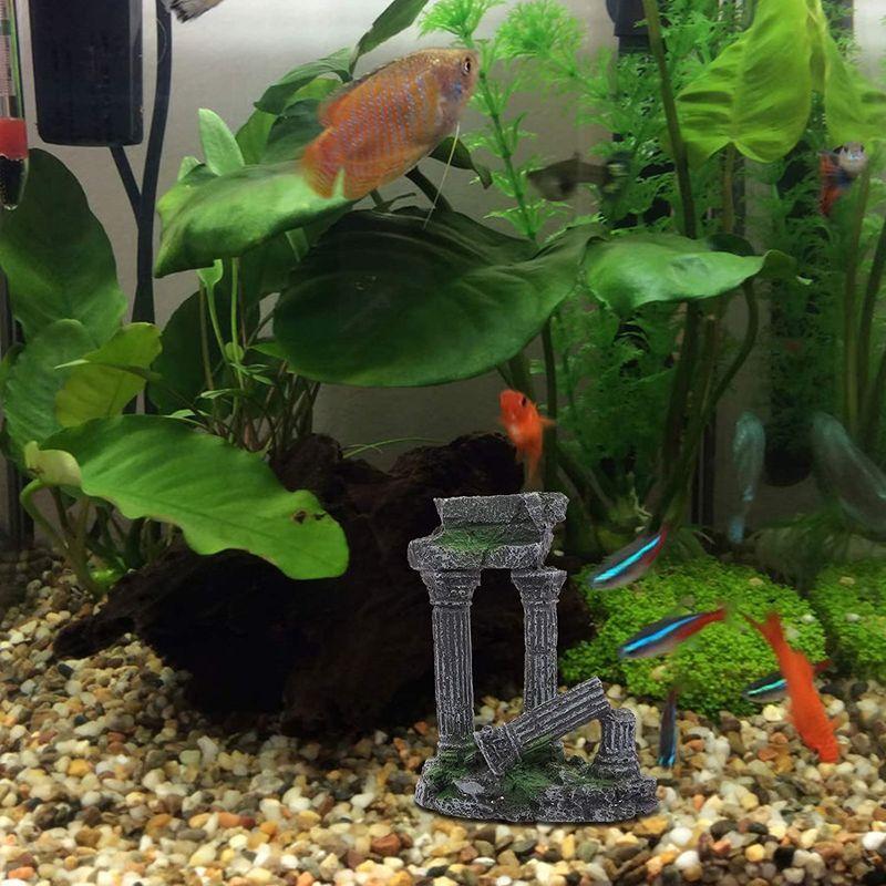 全品送料無料 レイアウト用品 Popetpop アクアリウム 水槽オーナメント オブジェ 隠れ家 インテリア 水槽 飾り 遺跡 建物 観賞魚 熱帯魚 金魚 爬虫類 Www Threeriversofs Com