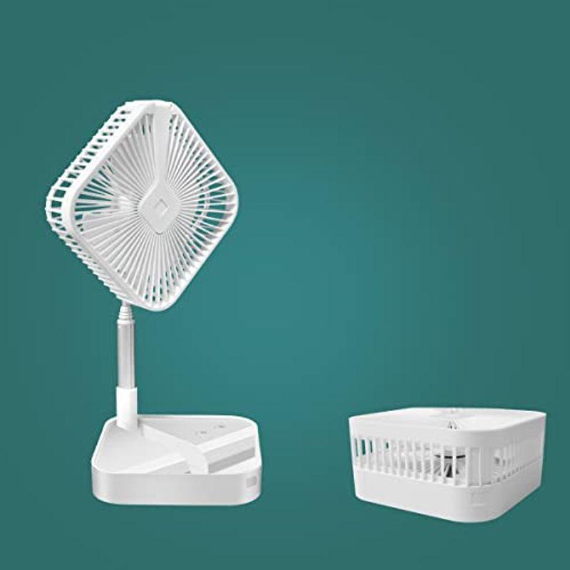リビング扇風機 扇風機 4000mah電池 折りたたみ扇風機常夜灯 3段階読書灯 4段階風量調整 切タイマー リモコン付き 高さ最長1m伸縮可能 3段階読書灯 4段階風量調整 切タイマー シースリー 冷暖房器具 空調家電 持