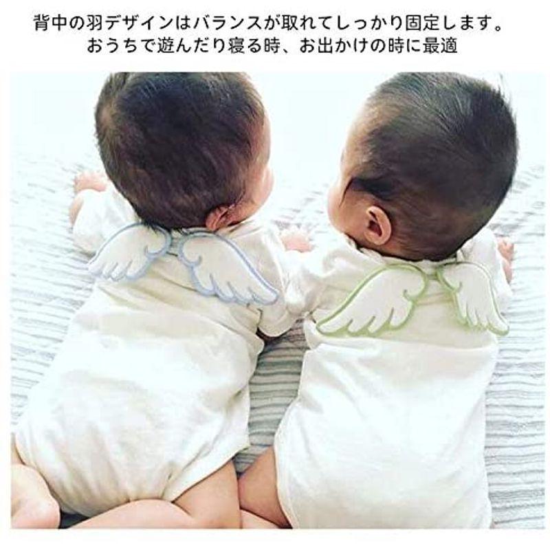 代引不可 汗取りパッド ベビー 綿100 8点セット 無添加ガーゼ4重 あせとりパッド 赤ちゃん 天使の羽 通気 あせも対策 出産祝い 男の子 女の Umb Digital