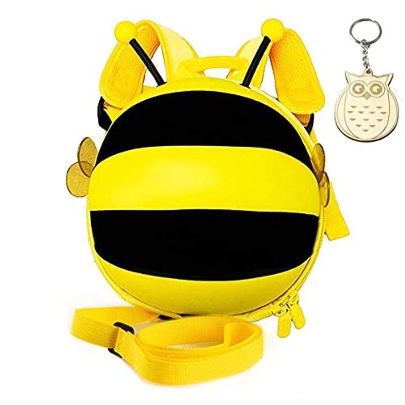 Sandoll 触角が揺れて可愛い 蜜蜂リュック ハーネス付き 専門ショップ Miniリュック 子供用リュック 可愛い ミツバチ 外出バック 遠足 転倒防