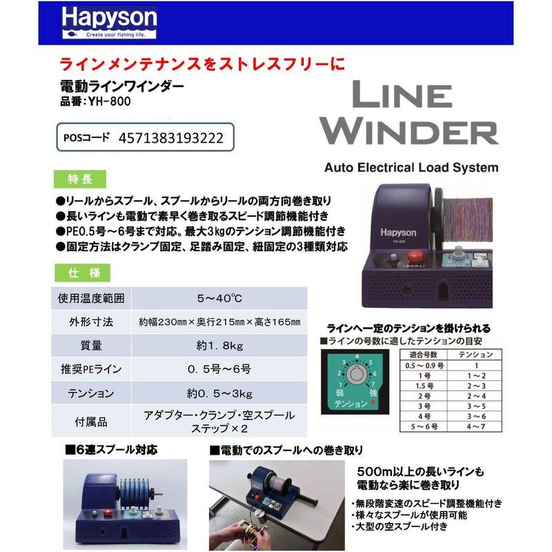匿名配送 ハピソン YH-800 電動ラインワインダー 【G1910002429】(11358円)