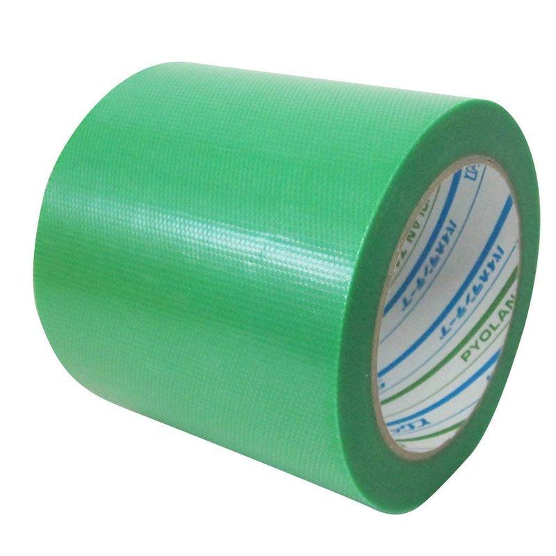 粘着テープ　緑　パイオランテープ　100mm×25m18巻セット　ダイヤテックス　梱包用　養生用　気密用　特殊用途　手で簡単に切れる　Y-0