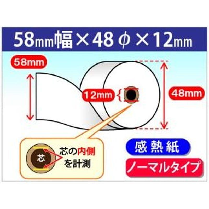 mita　TP-211C-1　対応　セイコー　感熱ロール紙　(100巻)　インスツル用　汎用