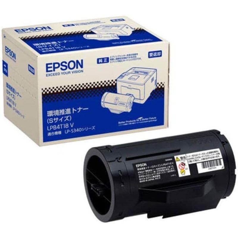 EPSON　LPB4T18V　環境推進トナー　EP-TNLPB4T18VJ　Sサイズ(LP-S340D　S340DN用)2,700枚
