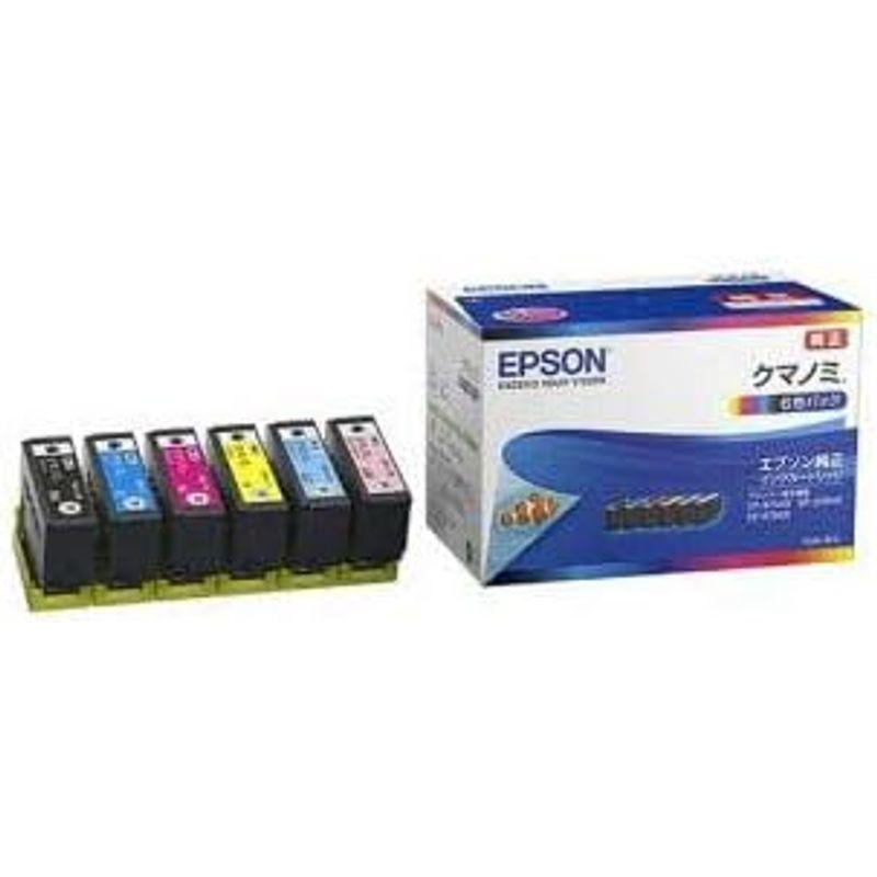 (4個まとめ売り)　EPSON　純正　インクカートリッジ(6色パック)　クマノミ　KUI-6CL