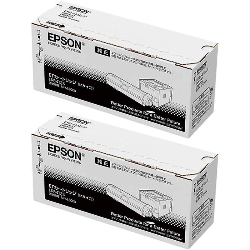 EPSON　LPB4T25　ETカートリッジ　Mサイズ　2本セット　純正品