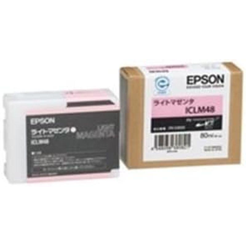 お徳用　5セット　EPSON　インクカートリッジ　ICLM48　純正　エプソン　ライトマゼンタ