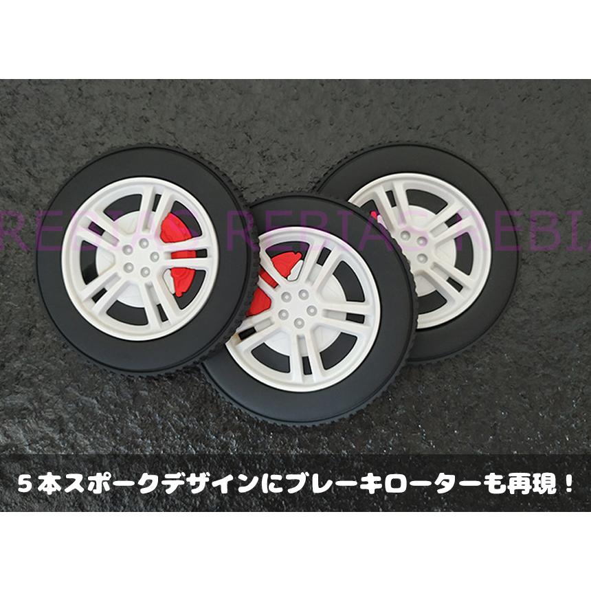 タイヤ ホイール コースター 2枚セット インテリア 車好き 応接 WHEEL  