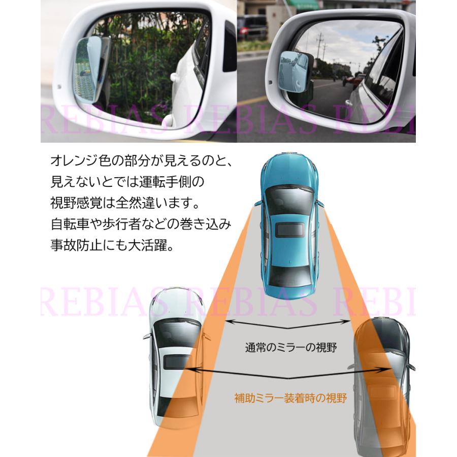 補助ミラー ブルーレンズ 視野 拡大 サポート 鏡 自動車 事故防止 Ns Seawolf Yahoo 店 通販 Yahoo ショッピング