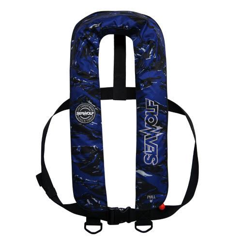 SEAWOLF SW-J-F03 SEAWOLF ライフジャケット 自動手動膨脹式 SEAWOLF SW-J-F03 SEAWOLF ライフジャケット 自動手動膨脹式