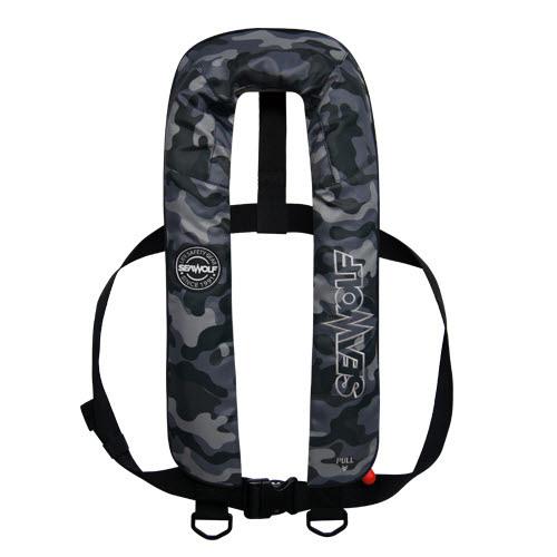 SEAWOLF SW-J-F03 SEAWOLF ライフジャケット 自動手動膨脹式 SEAWOLF SW-J-F03 SEAWOLF ライフジャケット 自動手動膨脹式