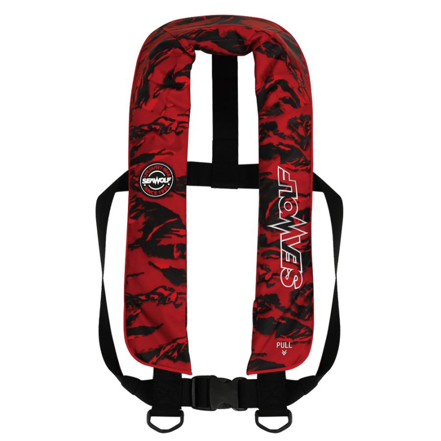 SEAWOLF SW-J-F03 SEAWOLF ライフジャケット 自動手動膨脹式 SEAWOLF SW-J-F03 SEAWOLF ライフジャケット 自動手動膨脹式