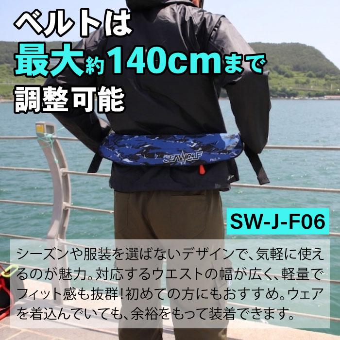 SEAWOLF ライフジャケット 青/黒　サクラマーク SEAWOLF（シーウルフ） ライフジャケット 桜マーク 自動手動膨脹式