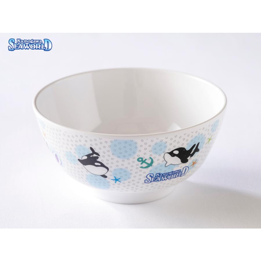 鴨川シーワールドオリジナルメラミン茶碗 : 鴨川シーワールドオルカ