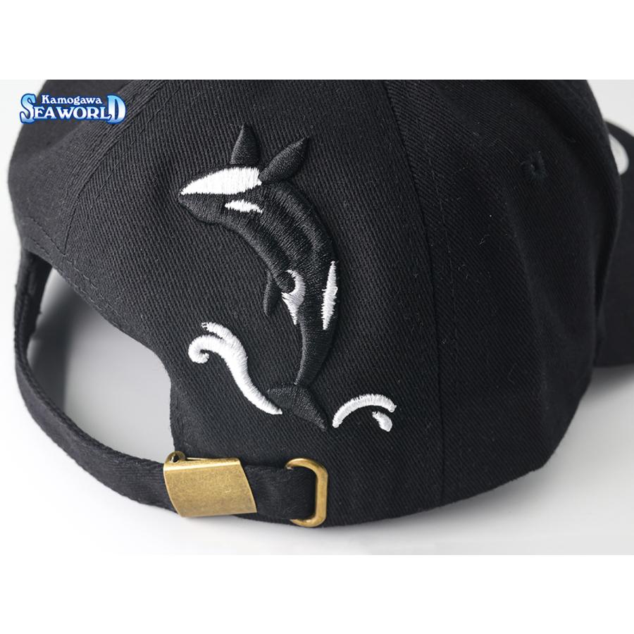 鴨川シーワールドオリジナル シャチ刺繍キャップ : 鴨川シーワールド