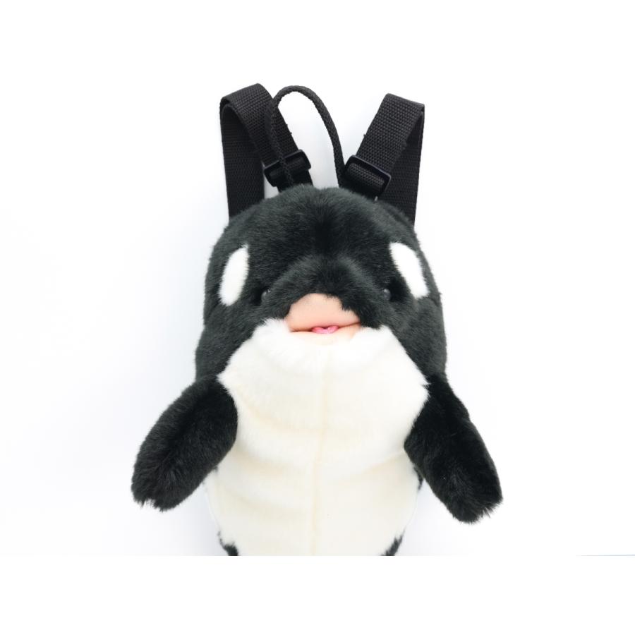 鴨川シーワールド オリジナル ふわふわシャチバックパック　※人気商品につき発送までお時間をいただく場合がございます |  | 03
